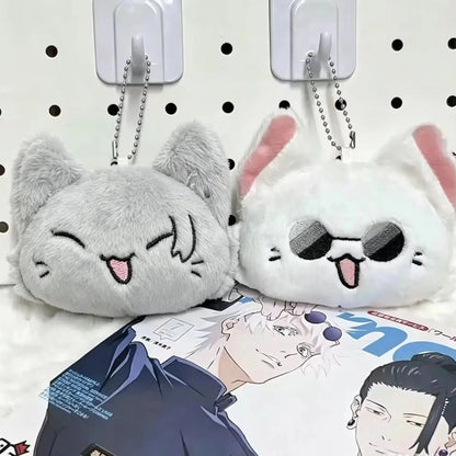 Anime Keychain Geto Suguru and Satoru Gojo Plush Cosplay Pendant Keyrings Accessories Key Chains Fans Gifts