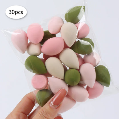 10/20/30/50/100Pcs Mini Makeup Sponge, Expands When Exposed to Water, Suitable for All Skin Types - 30Pcs D