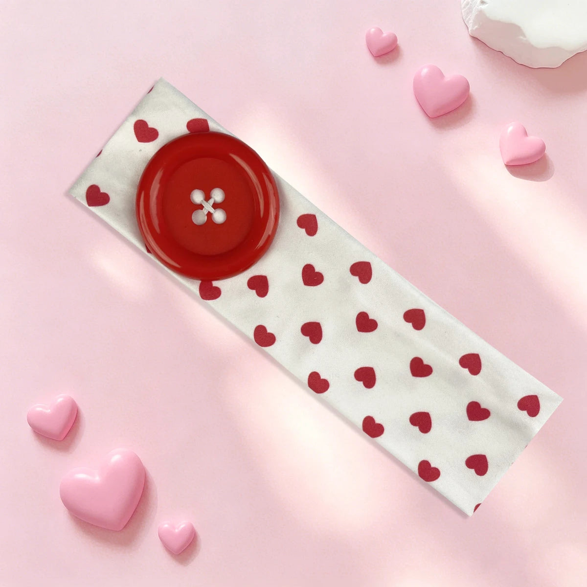 Vintage Women's Polka Dot Button Headband Spicy Girl Ins Y2K Japanese Trendy Headband Sweet Cool Sports Yoga Headband - C-2