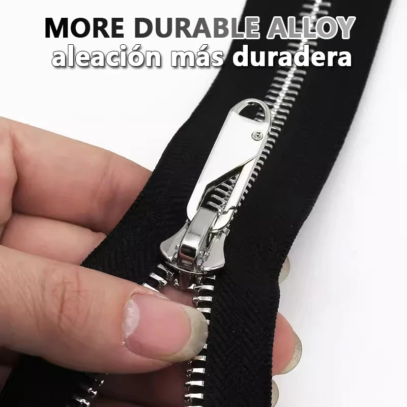 Replacement Zipper Slider Easy Zipper Puller DIY Zipper Repair Kit Sewing Accessories for Luggage Backpack Clothes Pants Wall