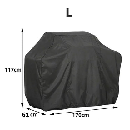 5 Size BBQ Grill Barbeque Cover Anti-Dust Waterproof Weber Heavy Duty Charbroil BBQ Cover Outdoor Rain Protective Barbecue Co