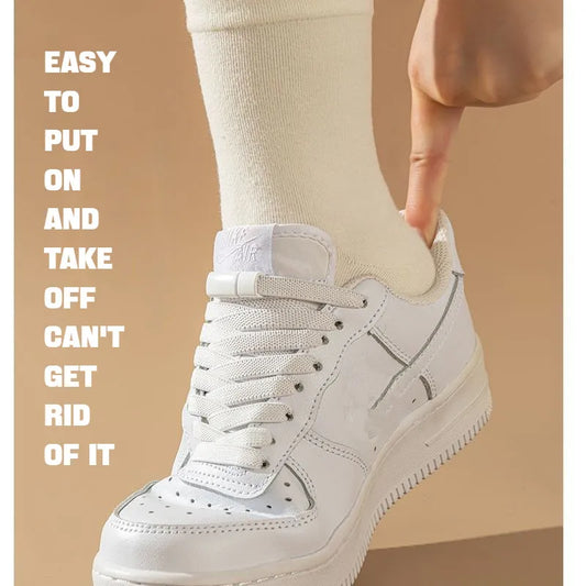 1Pair Magnetic Lock Shoelaces without ties Flat Elastic Laces Sneakers Boots No Tie Shoelace Rubber Bands for Shoes Accessori