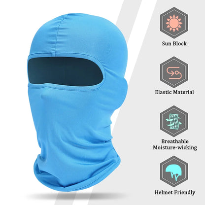Tactical Balaclava Full Face Mask Hiking Cycling CS Camping Hunting Cap Bike Head Cover Summer Men Women Ski Mask