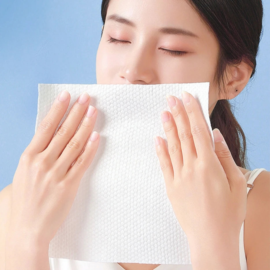 1Pack Disposable Face Towels Thick Face Towel Make Up Tissue Soft Facial Cleansing Cleanser Towelettes Skin Care Washing
