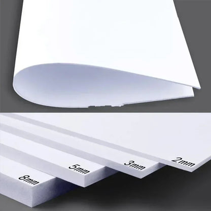 2/5pc 30x20cm White/Black/Blue PVC foam board For DIY Building model materials Handmade Model making material plastic flat bo