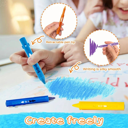 Washable Bath Crayons Kit – Vibrant Bathtub Markers for Kids, Easy to Clean, Enjoyable Shower Art and Craft Supplies