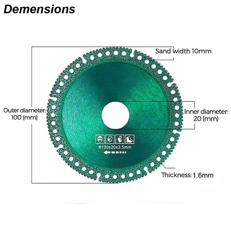 Composite Multifunctional Cut Saw Blade Circular Disc Diamond Ceramic Tile