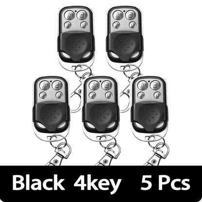 433MHz 4Button ABCD/Lock Unlock Remote Control Metal Push Button Transmitter Universal 4 Buttons Garage Door Opener Remote
