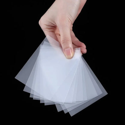 100 Counts Transparent Games Card Sleeves Playing Protector Compatible Trading Cards Folder Case Holder Toy Gift