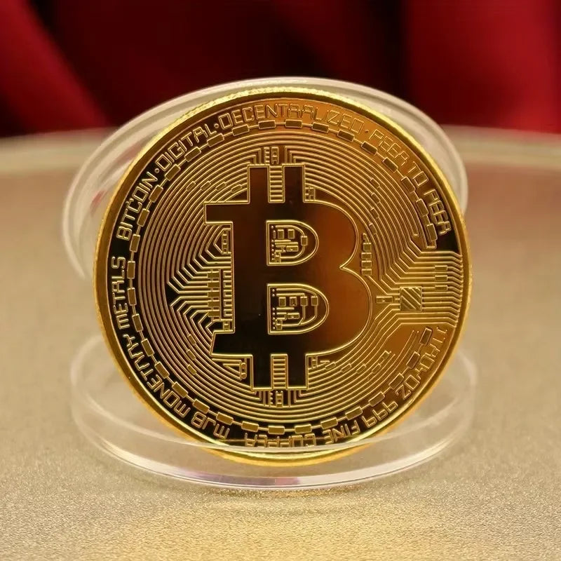 Unique Bitcoin Commemorative Coins The Perfect Business Gift for Crypto Enthusiasts - Gold
