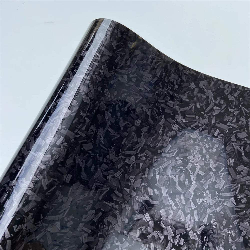 Glossy Black Forged Carbon Fiber Vinyl Car Wrap Ghost Camo Self Adhesive DIY Styling Interior Stickers For Motorcycle Wrappin