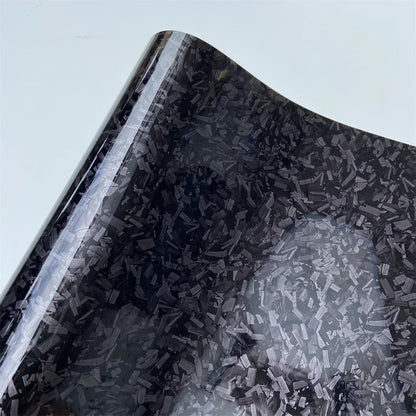 Glossy Black Forged Carbon Fiber Vinyl Car Wrap Ghost Camo Self Adhesive DIY Styling Interior Stickers For Motorcycle Wrappin