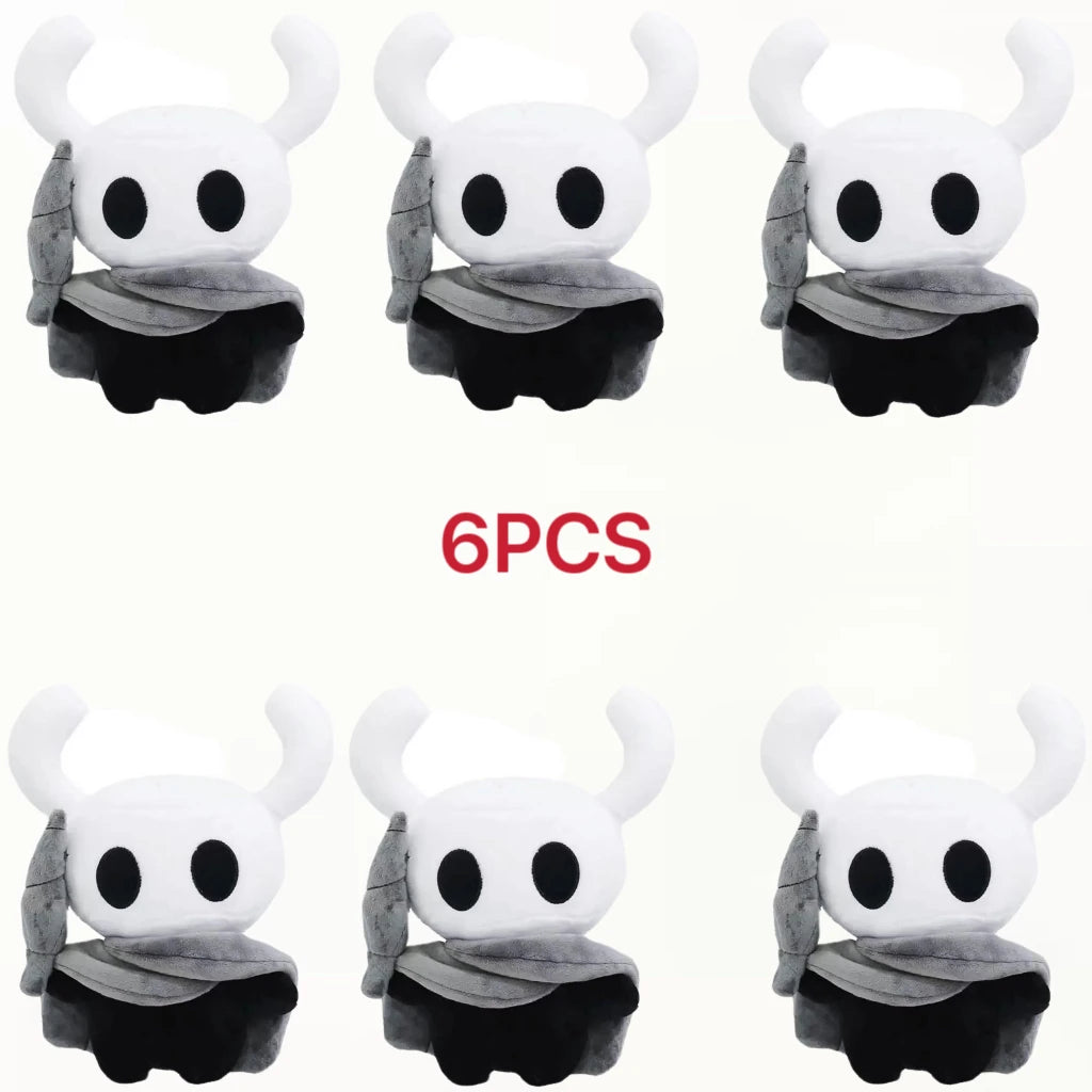 New Hollow Knight Plush Toy Figure Doll Stuffed Soft Gift Toys for Children Kids Boys Christmas Gitfs - 6pcs
