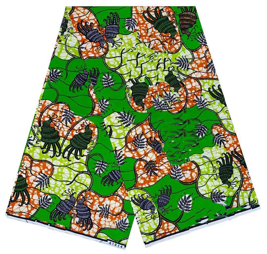 2024 6 Yards 100% Cotton Veritable Wax Pagne African Super Real Holland Wax VL Original Batik Lace Dress Dutch Loincloth - Co
