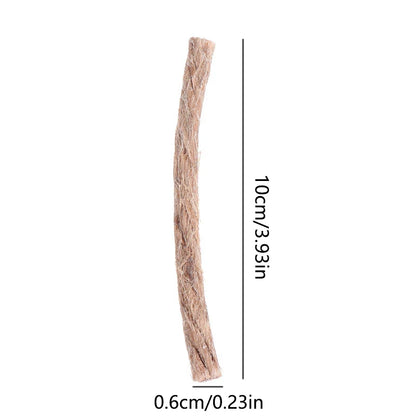 10Pcs Survival Wick Hemp Cord Camping Lighter Hemp Fire Starters Outdoor Wick Camping Ropes Survival Tools