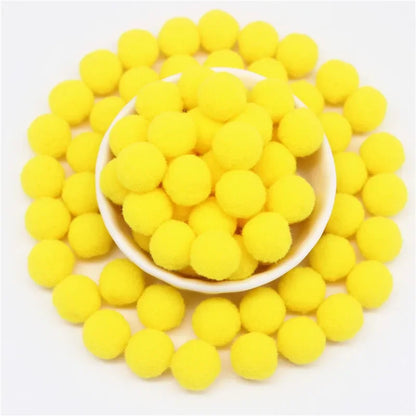 Pompon Balls 8mm 10mm 15mm 20mm 25mm 30mm Fluffy Pompoms Crafts Pompom Diy Handmade Kids Toy Wedding Decoration Craft Supplie
