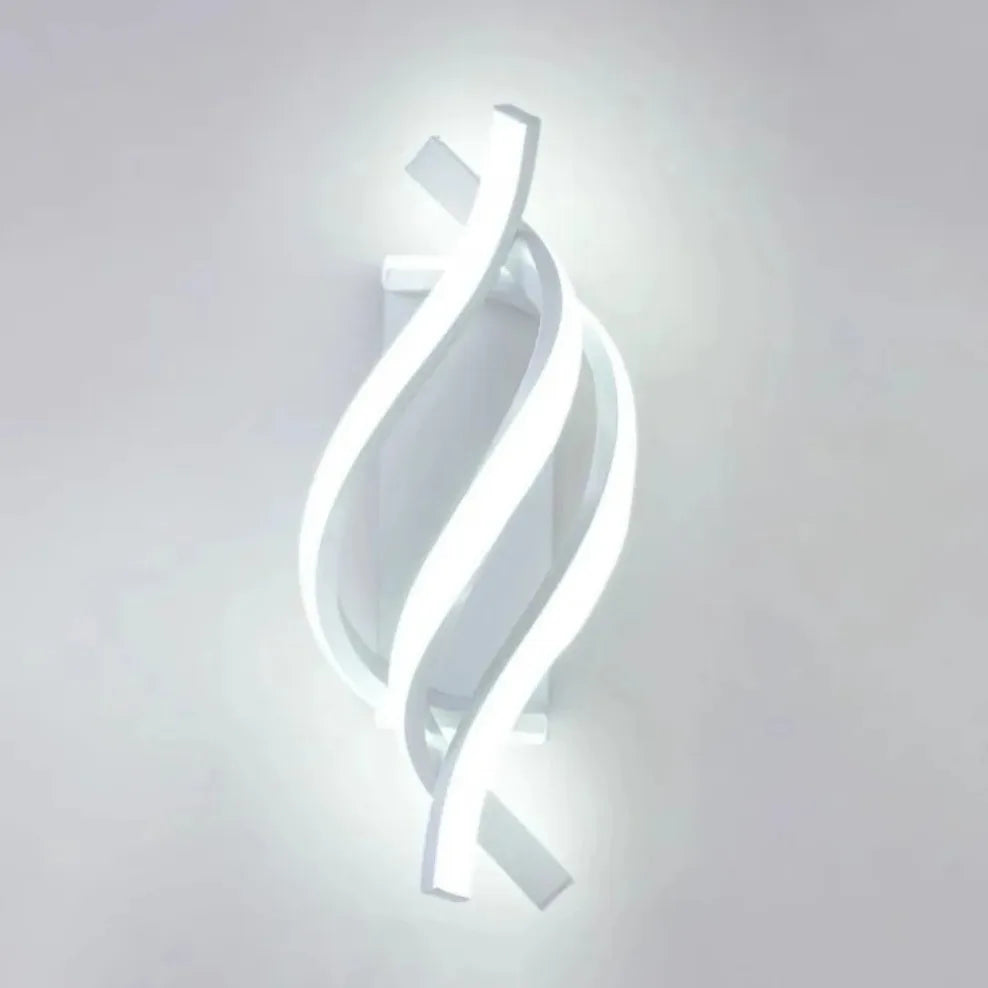 Modern 3 colors LED Wall Lamp Minimalist Black White Line Decor Lights For Bedroom Bedside Backwall Stairway Aisle Illuminati