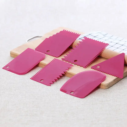 Professional Pottery Graining Pattern Scraper Wall Painting Decoration DIY Tool Potter Texture Pattern Painting Wall Art Scra