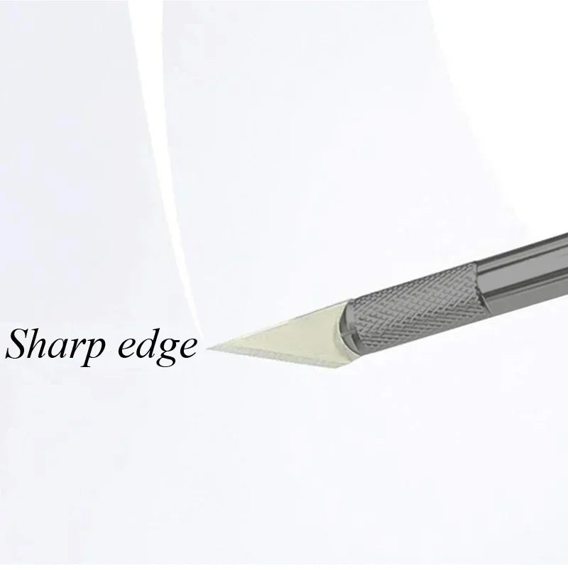 Craft Sculpture Carving Fruit Food Scalpel 100/50pcs Knife DIY Wood Cutting Tool Metal Engraving Blades Knifes Wood Carving D