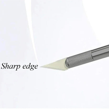 Craft Sculpture Carving Fruit Food Scalpel 100/50pcs Knife DIY Wood Cutting Tool Metal Engraving Blades Knifes Wood Carving D