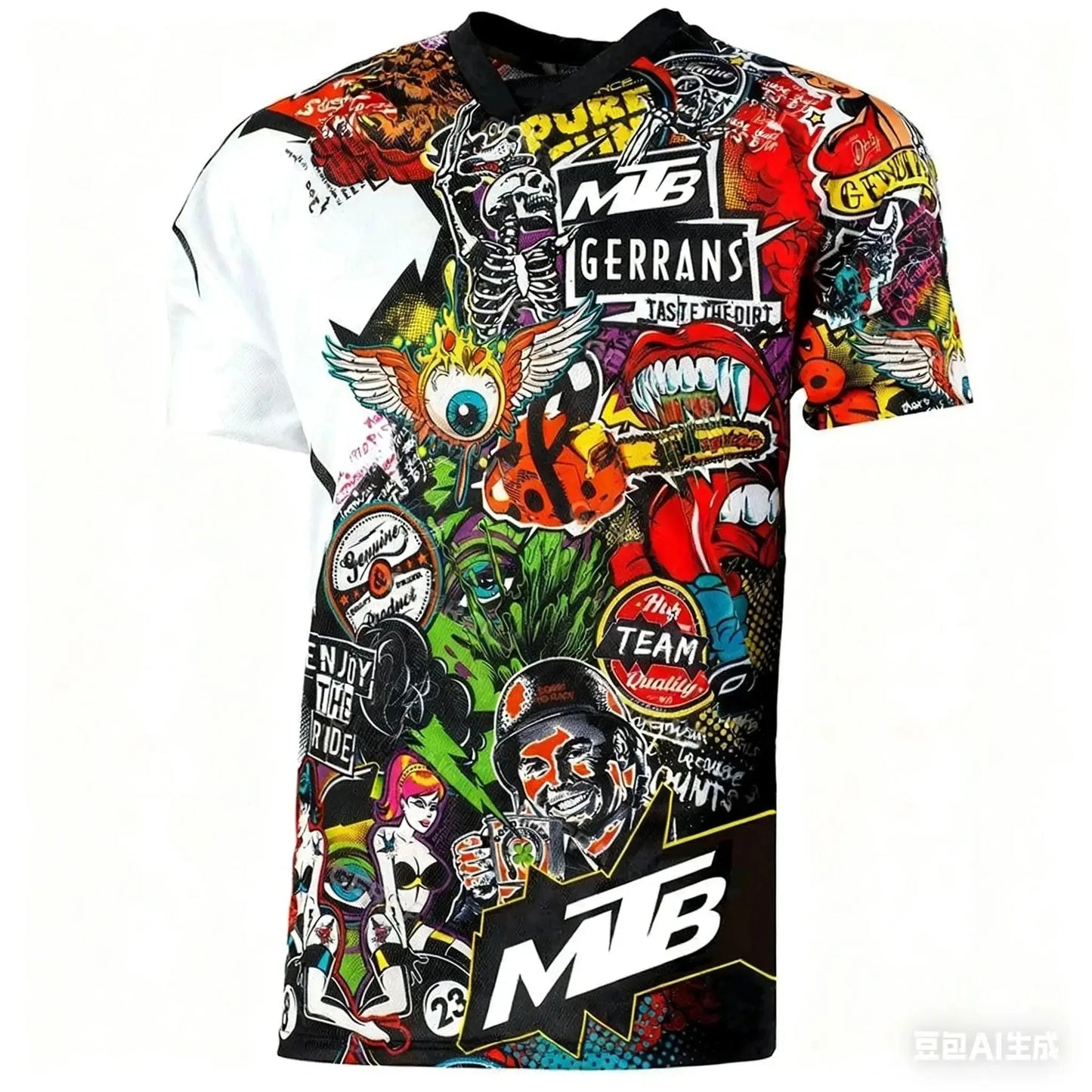 MOUNTAIN BIKE JERSEYS MOUNTAIN BIKE SHIRT OFF-ROAD SHORT SLEEVE OUTDOOR SPORTS SHORT SLEEVE PARENT-CHILD DRESS