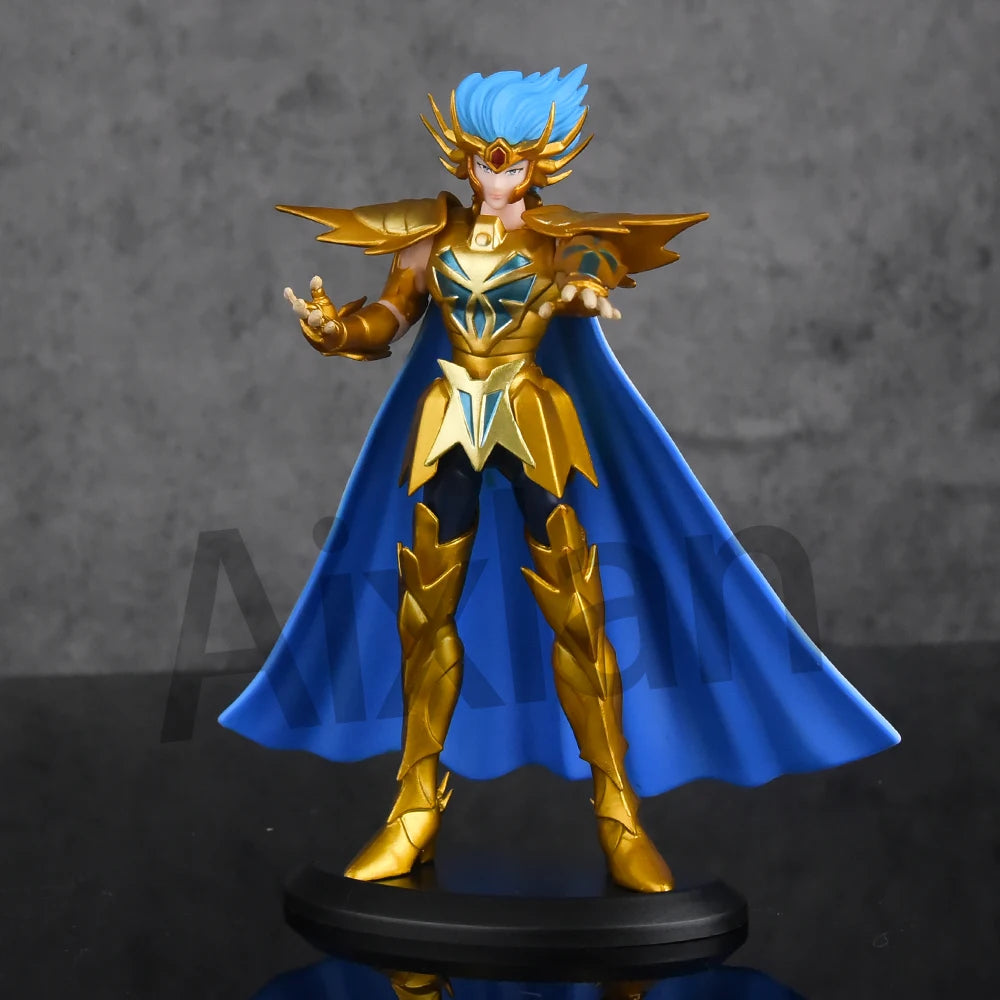 Gold Saint Seiya Figure Saint Sagittarius PVC Action Figure Libra Gemini 18CM Amine Toy Figurine Aixlan