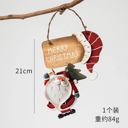 2022 Christmas Tree Decorations Christmas Resin Pendant Ornaments Home Decor DIY Kids Toys Gifts DIY Handmade Jewelry - SZ-13