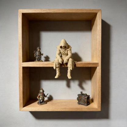 Cool Desktop Decor Figurine Creative Book Shelf Ornament for PC Case Game Room Home Display Best Gift Vintage Home Decor