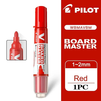 1PC Japan PILOT Whiteboard Marker WBMAVBM Large Capacity Ink Color Markers Office Accessories School Stationery Teacher Gift