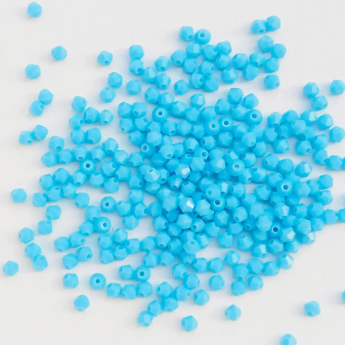 100PCS 4MM Shiny Faceted Austria Crystal Beads Bicone Beads Loose Spacer Beads for Jewelry Making DIY Bracelet Necklace Penda