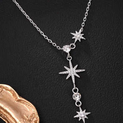 Lariat Gold Necklace for Women, Dainty Long Necklace Gold/Silver Plated Y-Shaped Pendant Necklace, Trendy Drop Necklaces Simp