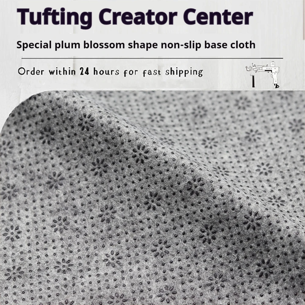 Tufting Cloth 1.8m*4m Tufting Non-Slip Fabric Non Slip Tufting Canvas Tufting Backing Fabric Customized Pattern Tufting Fabri