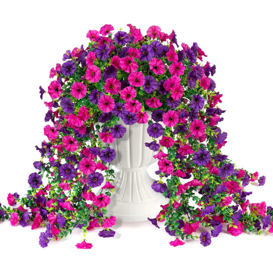 1/2Pcs Artificial Flowers Vine Morning Glory Wedding Bridal Home Room Table Festival Decor Outdoor Yard Garden Arch DIY Gift 