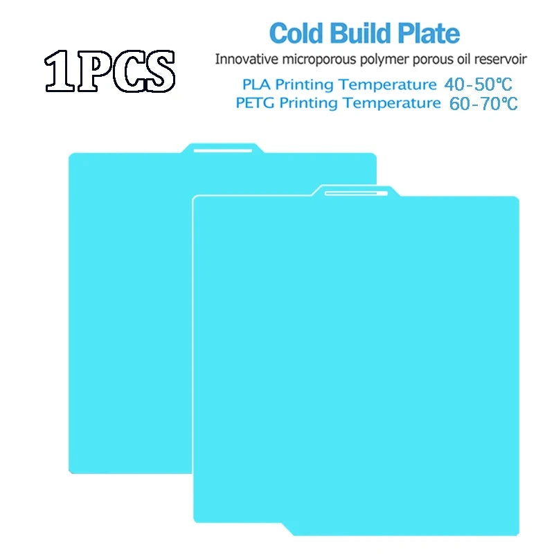 Cool Plate P2S Build Plate 257x257mm Double Sided Heated Bed Build Plate For Bambu Lab P2S P1P P1S A1 X1 X1C X1E 3D Printers