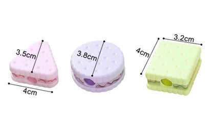 Lytwtw's Stationery School Office Supplies Cute Cookie Sharpener For Pencil Creative Item back to school Lovely