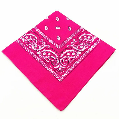 Unisex Men Women Bandana Hairband Cowboy Mens Biker Sports Headwear Wrist Hairwrap Single Sided Head Wrap Scarf Paisley - Ros