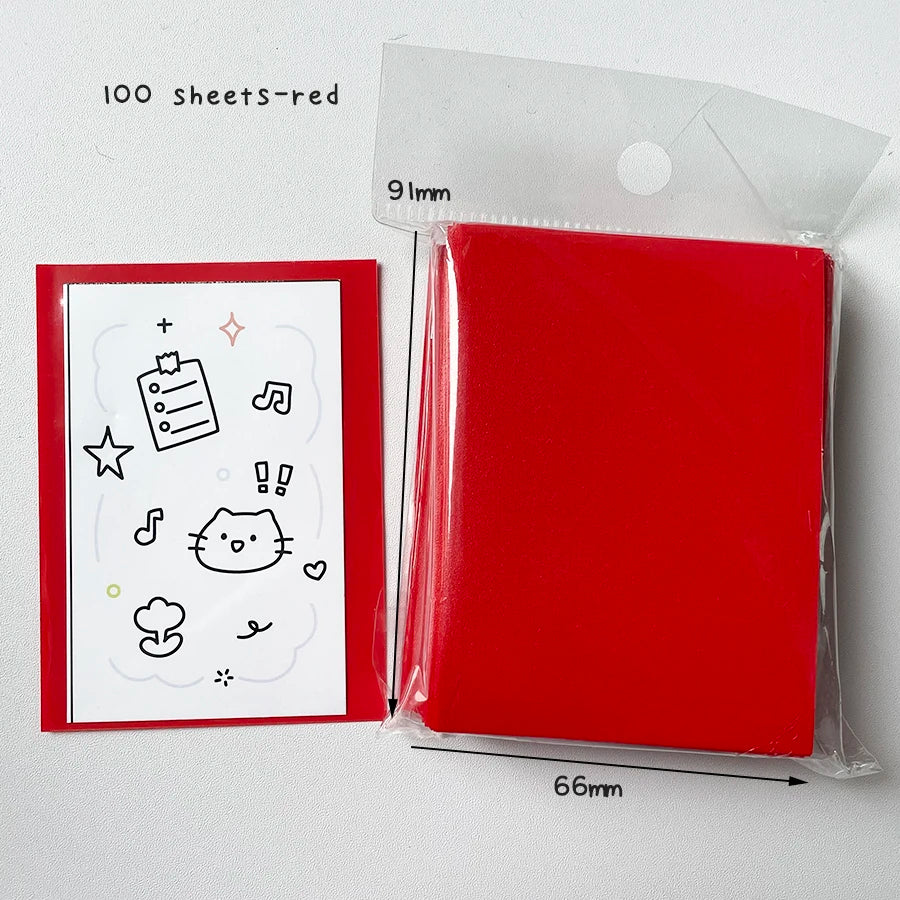 Sharkbang 50pcs/Lot Holo Card Sleeves 61x91mm 20C Macaron Color Kpop Holder For Postcards Films Game Cards Photocard Protecto