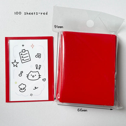 Sharkbang 50pcs/Lot Holo Card Sleeves 61x91mm 20C Macaron Color Kpop Holder For Postcards Films Game Cards Photocard Protecto