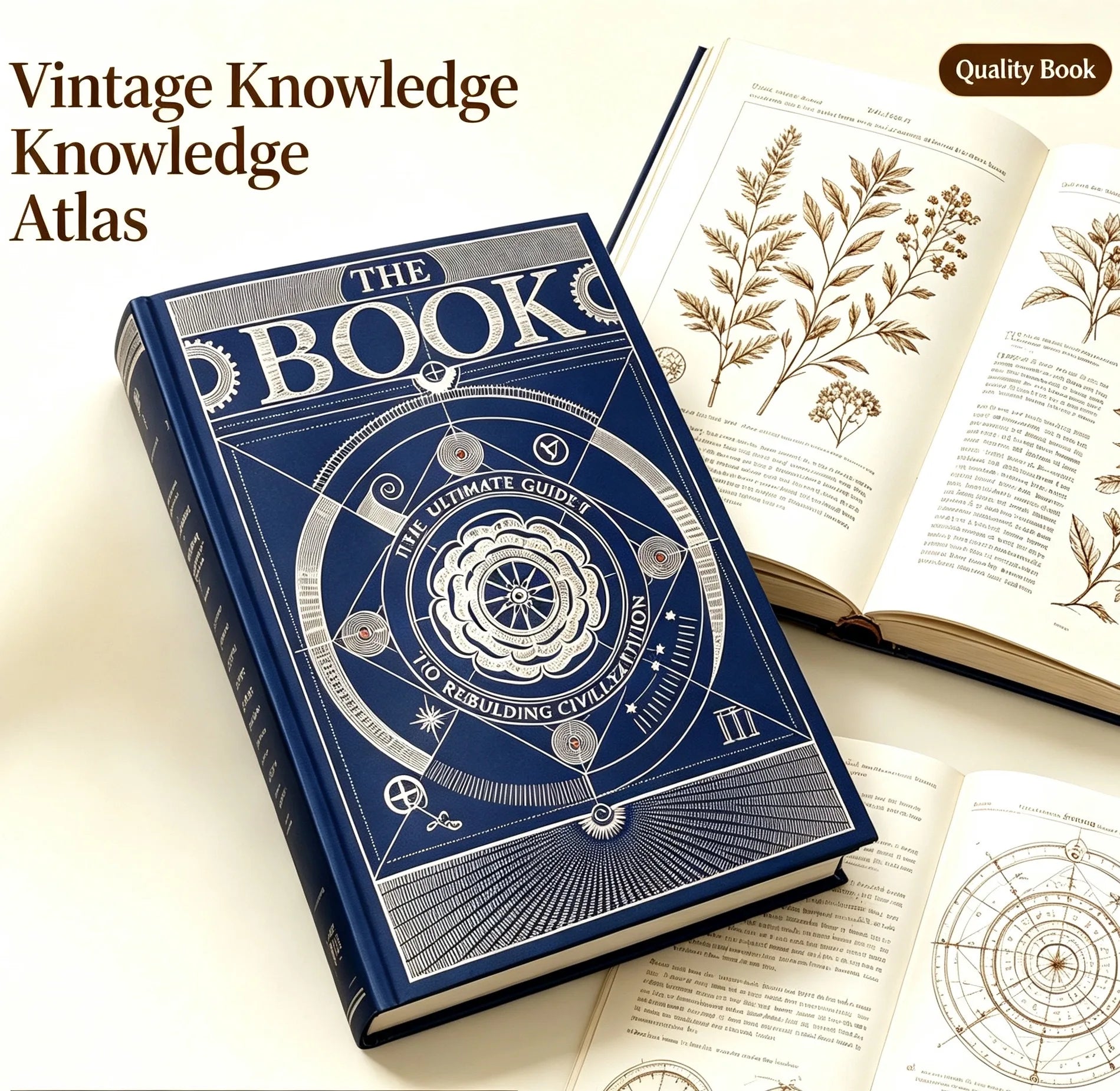 The Ultimate Guide to Rebuilding Civilization, Full‑Color Illustrated Science Book - 1