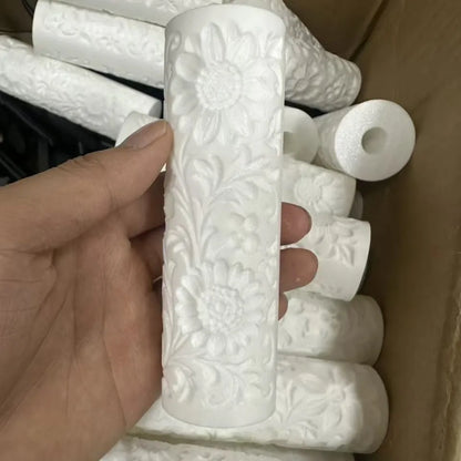 Victorian Daisy Vine Clay Roller Textured for Ceramic Polymer Craft Floral Pattern Decorative Tool