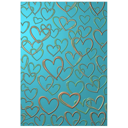 Various Love Heart 3D Embossing Folder for DIY Scrapbooking Valentine's Day Theme Paper Card Crafting Stencil 2025