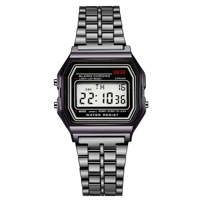 Sports Rose Gold Children Watches for Women Electronic Digital Display Retro Style Alarm Clock Men's Relogio Masculin Reloj -