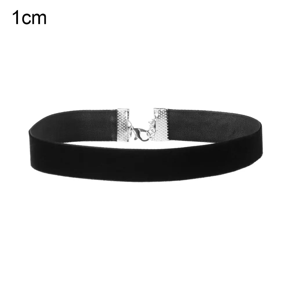 Adjustable Elegant Classic Vintage Velvet Choker Gothic Black Ribbon Necklace