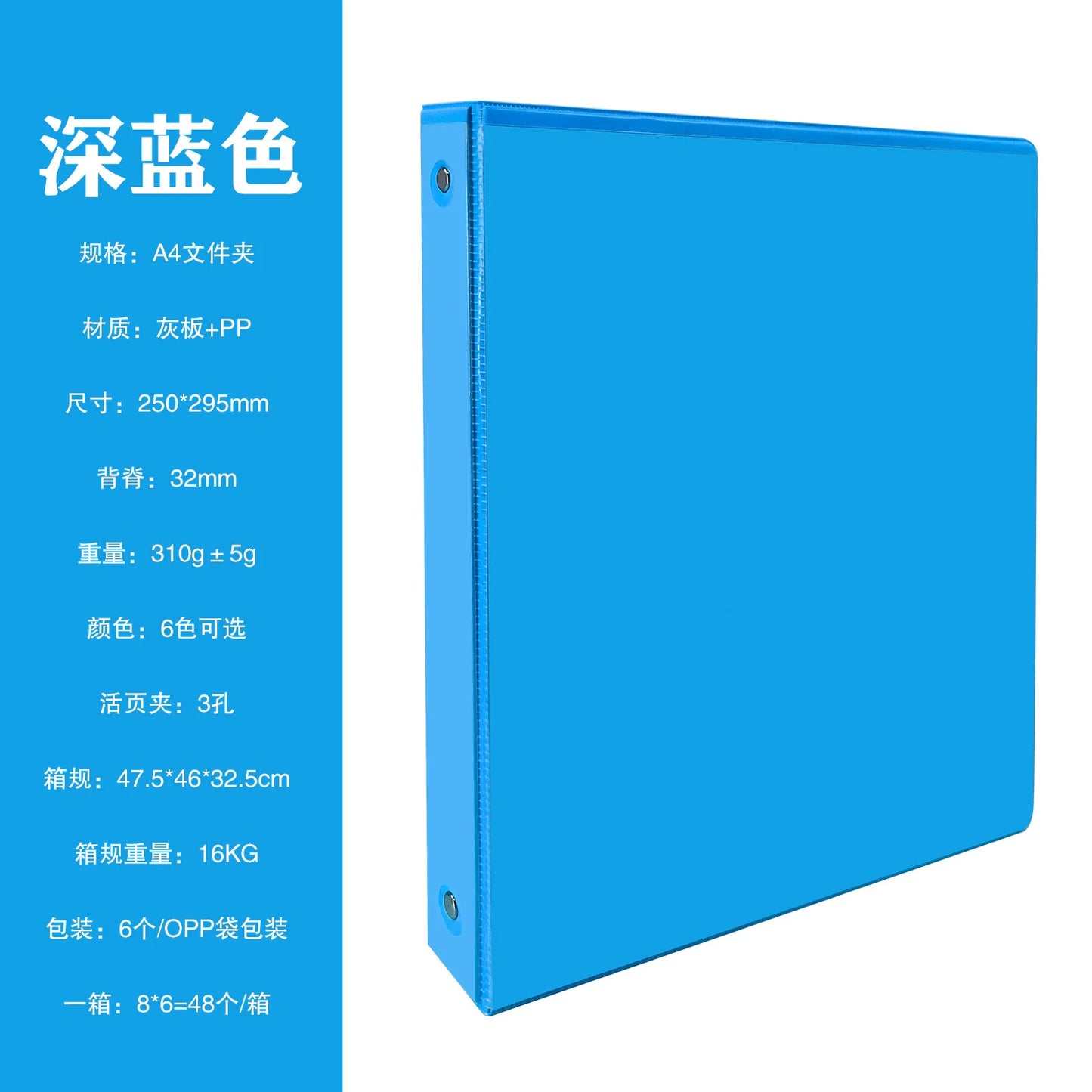 1-inch 3 Ring Binder with 2 Interior Pockets, for A4 Letter Size 8.5'' x 11''Paper,Versatile Binders for Office, Home and Sch