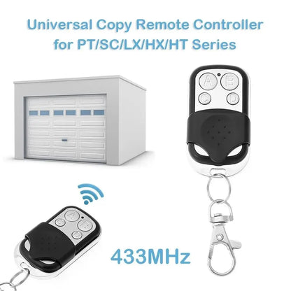 433MHz 4Button Remote Control ABCD/Lock Unlock Metal Push Button Transmitter Universal 4 Buttons Garage Door Opener Remote