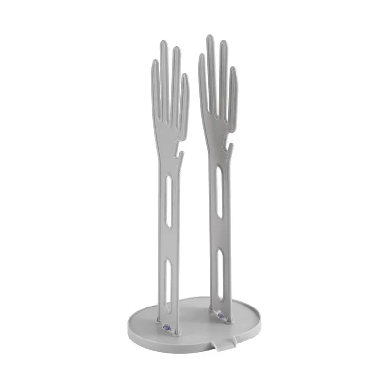 1PC Kitchen Glove Stand Holder Rubber Glover Dryer Rack Towel Holder Drain Countertop Storage Rack Kitchen Sink Accessories T