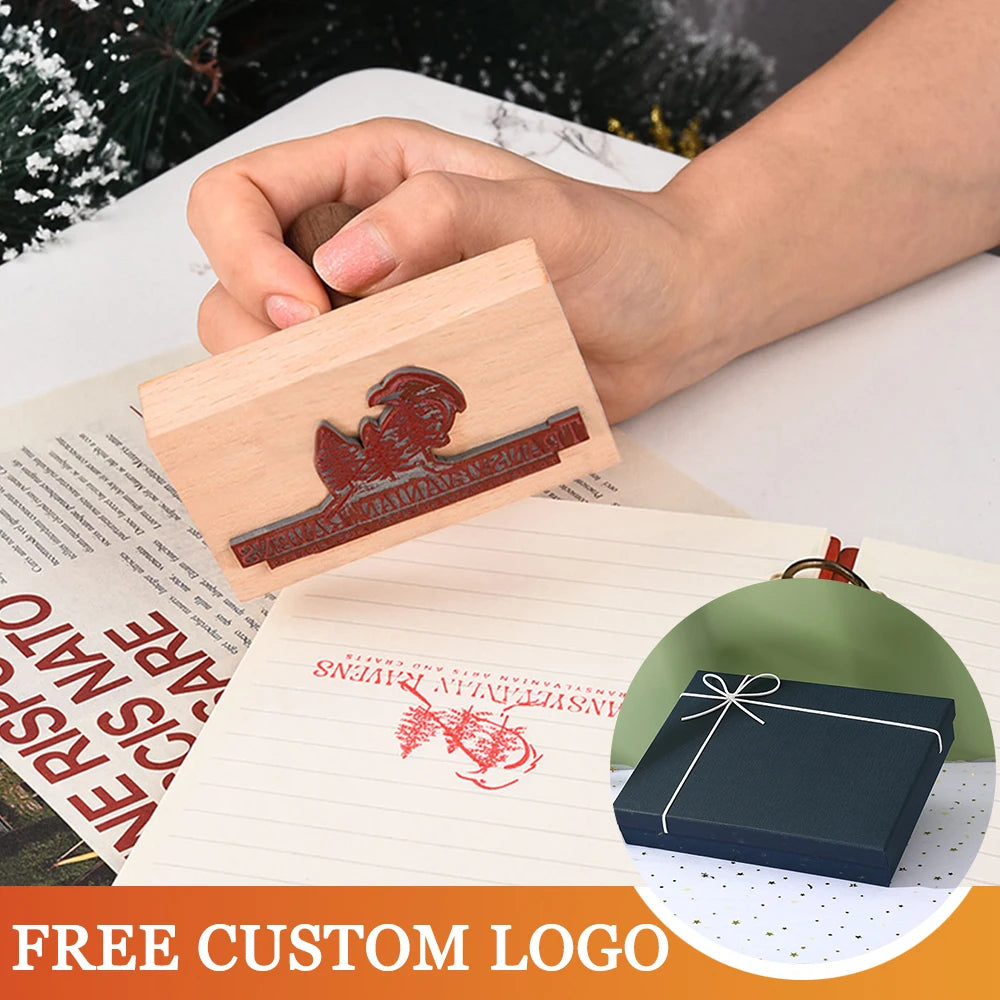 Personalized Stamp Custom Wooden Stamp Weddding Seal Stamp Logo For Invitation Stationery Custom Name Business Wedding Brandi