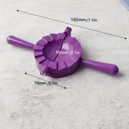 Professional Dumpling Maker Mold-Ergonomic Handle,Durable Plastic,Multi-Color for Dumplings,Cookies,Pastry-Easy Use Kitchen T