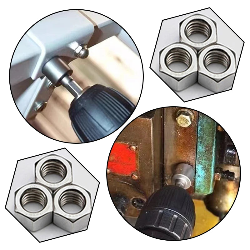 Powerful Socket Inner Hexagonal Wrench Hexagonal Handle Screwdriver Socket Extension Rod Pneumatic Screwdriver Insert Tool Se