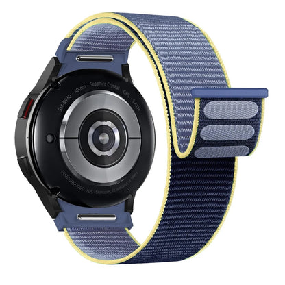 Band For Samsung Galaxy Watch 7/6/4/classic/5 pro 44mm 40mm wrist No Gaps Nylon sport loop correa bracelet Galaxy Watch 7 Str